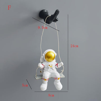 Astronaut Wanddecoratie met 3D Figuren voor Kinderkamer en Speelse Muurdecoratie 12