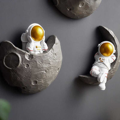 Astronaut Wanddecoratie met 3D Figuren voor Kinderkamer en Speelse Muurdecoratie 5
