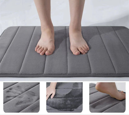 Badmat Antislip van Koraal Fluweel met Superabsorptie en Elegant Ontwerp 2