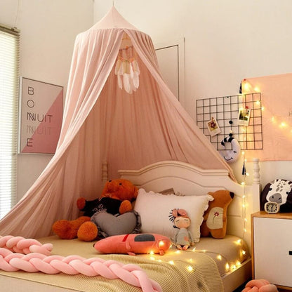 Betthimmel voor Kinderkamer – Zacht Ademend Polyester Droomhimmel voor Magische Momenten 0