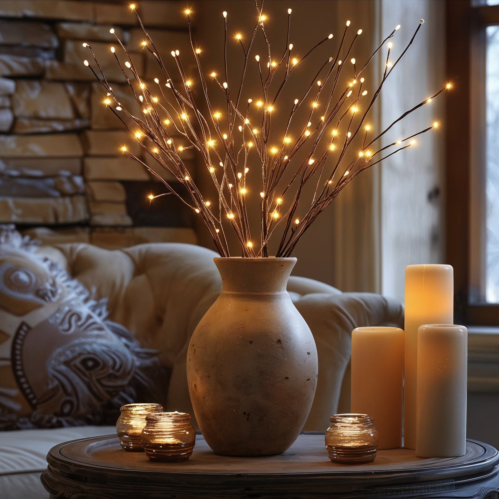Wilgentak Sfeerverlichting LED met Warm Wit Licht
