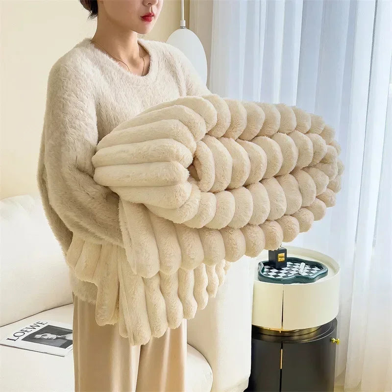 Dames Fleece Deken met Luxe Zacht Materiaal en Warmte 12