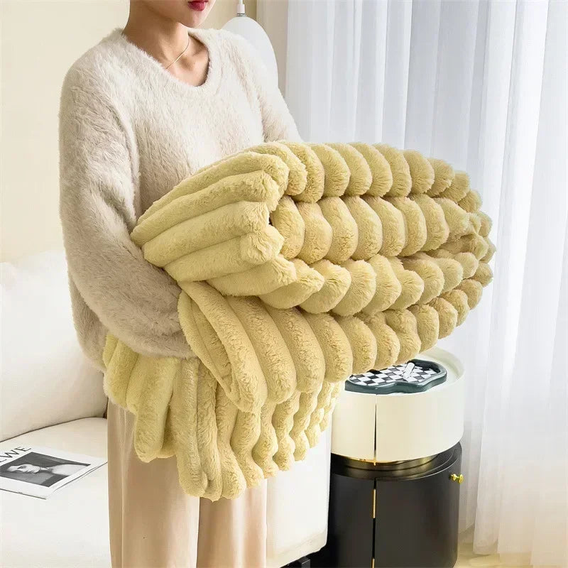 Dames Fleece Deken met Luxe Zacht Materiaal en Warmte 13
