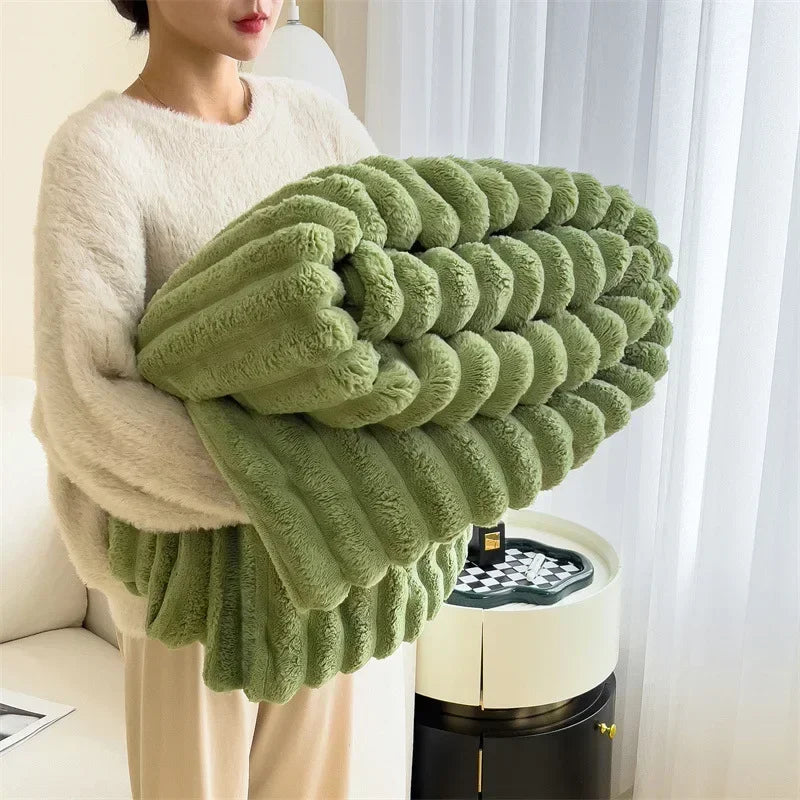 Dames Fleece Deken met Luxe Zacht Materiaal en Warmte 14