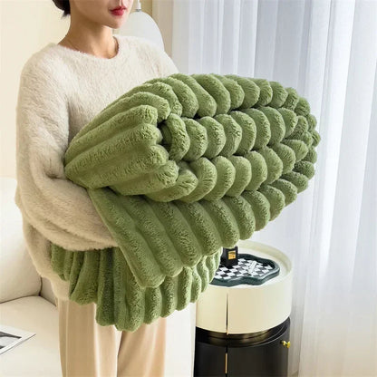 Dames Fleece Deken met Luxe Zacht Materiaal en Warmte 14