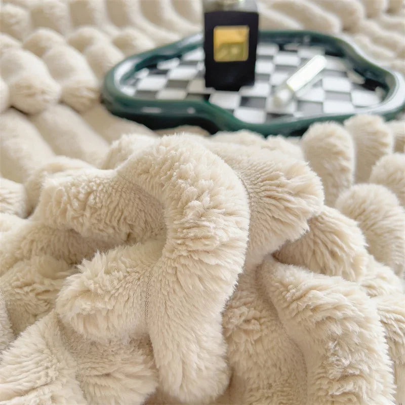 Dames Fleece Deken met Luxe Zacht Materiaal en Warmte 5