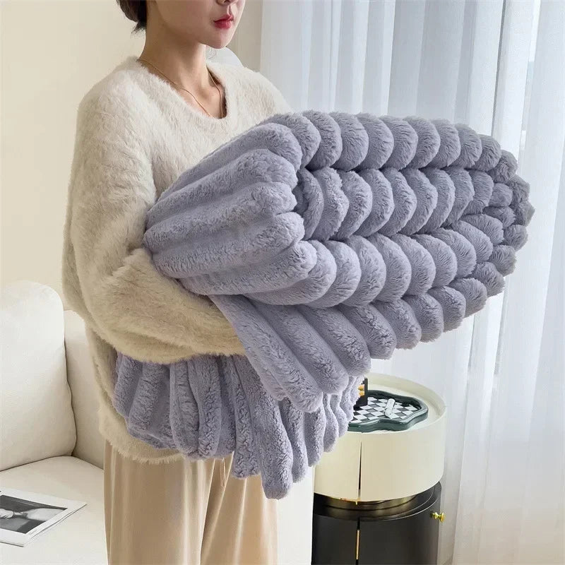 Dames Fleece Deken met Luxe Zacht Materiaal en Warmte 6