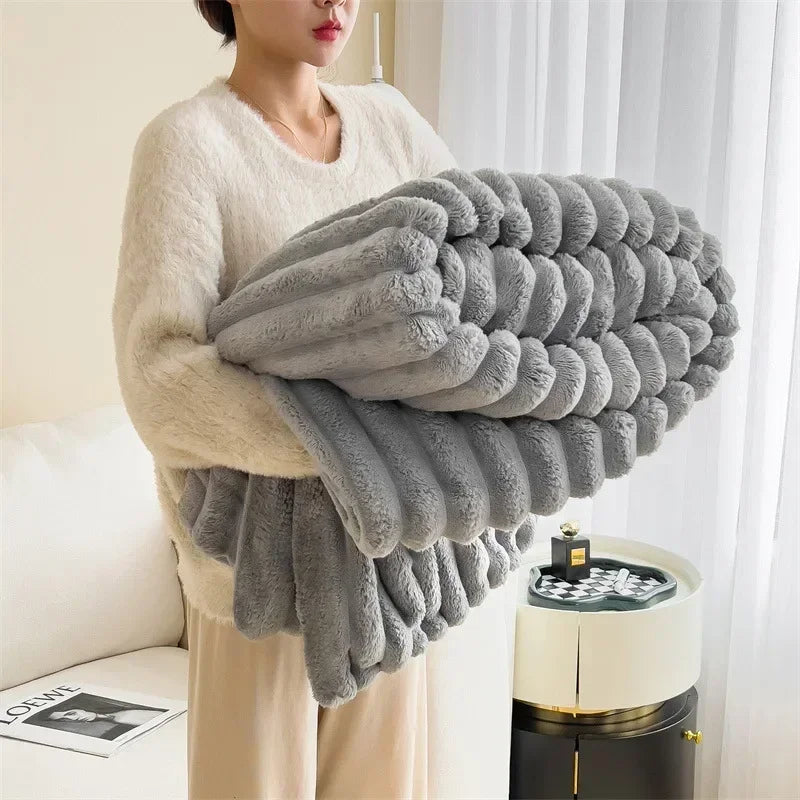 Dames Fleece Deken met Luxe Zacht Materiaal en Warmte 9