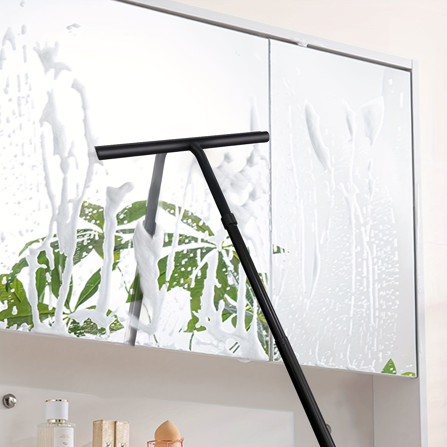 Deluxe Telescopische Douchewisser met Uitschuifbare Steel tot 120 cm voor Efficiënt Schoonmaken 3