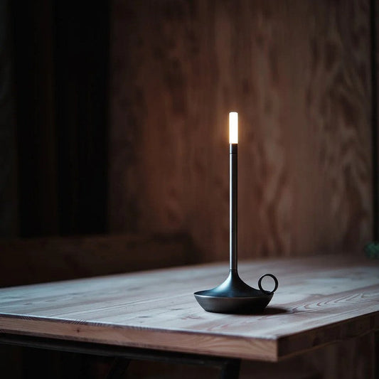 Dimbare LED Kaars met USB Oplaadbare Accu – Elegante Elektrische Kaars voor Sfeervolle Verlichting 0