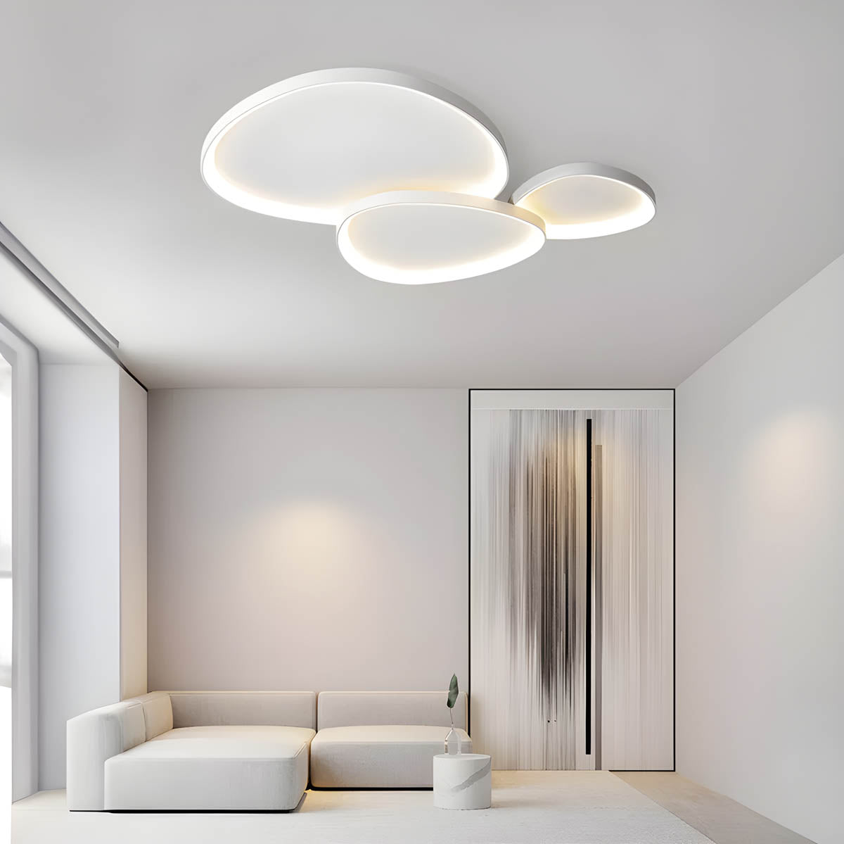 Plafondlamp met Dimbare LED en Uniek Design