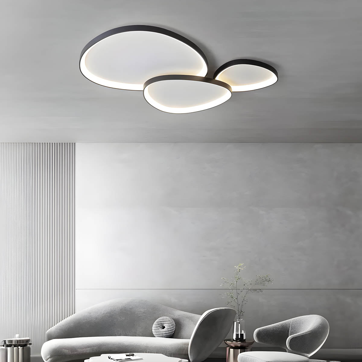 Dimbare LED Plafondlamp – Unieke Plafonniere voor Slaapkamer in 42cm, 62cm en 90cm 4