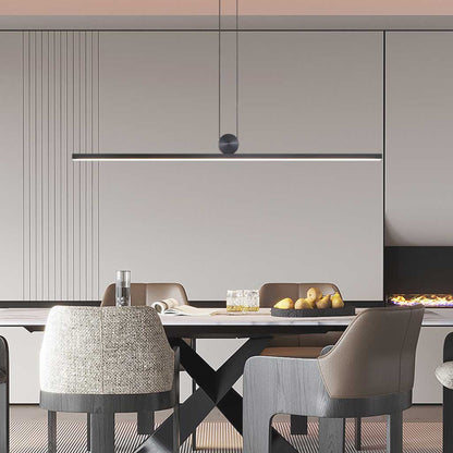 Dimbare Zwarte Hanglamp voor Eettafel met Afstandsbediening en Instelbare Lichtkleuren 2