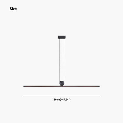 Dimbare Zwarte Hanglamp voor Eettafel met Afstandsbediening en Instelbare Lichtkleuren 4