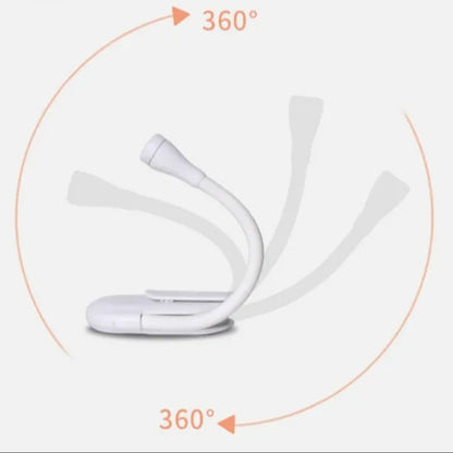 Draadloze Leeslamp met Klem en Flexibele 360° Verlichting - Ideaal voor Bed en Boek 4