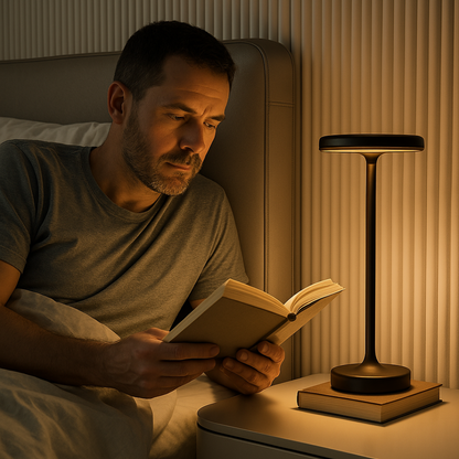 Draadloze Tafellamp met Dimbare LED en Oplaadbare Batterij voor Binnen en Buiten - Multifunctioneel Design 3