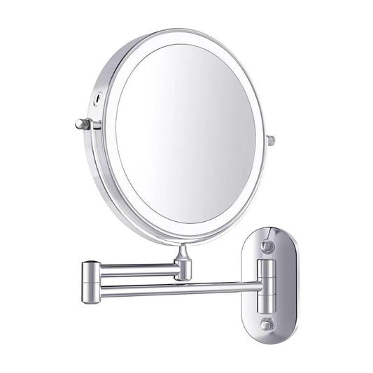 Draagbare Make Up Spiegel met Licht en Vergroting - Oplaadbare LED Verlichting Spiegel 0