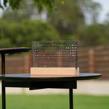 Echte Elementen Periodiek Tafel met Verlichting en Acryl Display voor Educatie en Decoratie 7