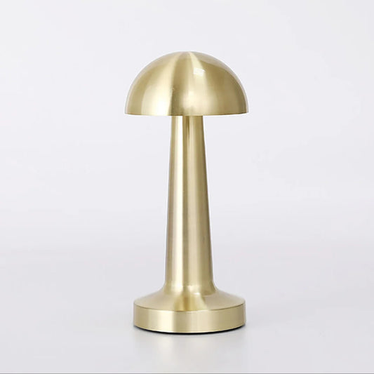 Elegante Gouden Oplaadbare Tafellamp - Draadloze Touch-Dimbare Lamp voor Sfeervolle Verlichting 0