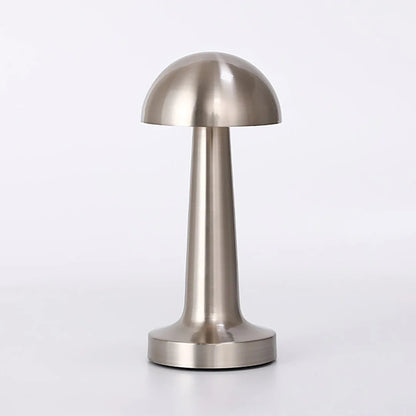 Elegante Gouden Oplaadbare Tafellamp - Draadloze Touch-Dimbare Lamp voor Sfeervolle Verlichting 1