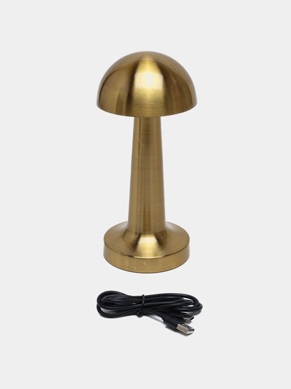 Elegante Gouden Oplaadbare Tafellamp - Draadloze Touch-Dimbare Lamp voor Sfeervolle Verlichting 3