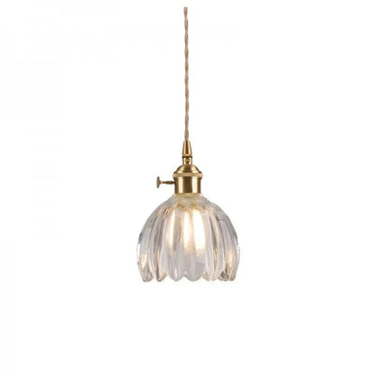 Elegante Hanglamp van Glas voor Eettafel en Woonkamer – Dimbare LED Verlichting met Bloemvormige Schaduw 5