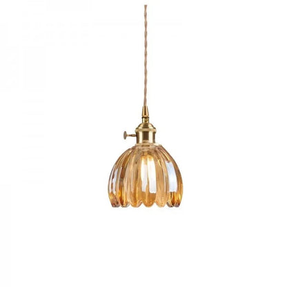 Elegante Hanglamp van Glas voor Eettafel en Woonkamer – Dimbare LED Verlichting met Bloemvormige Schaduw 6
