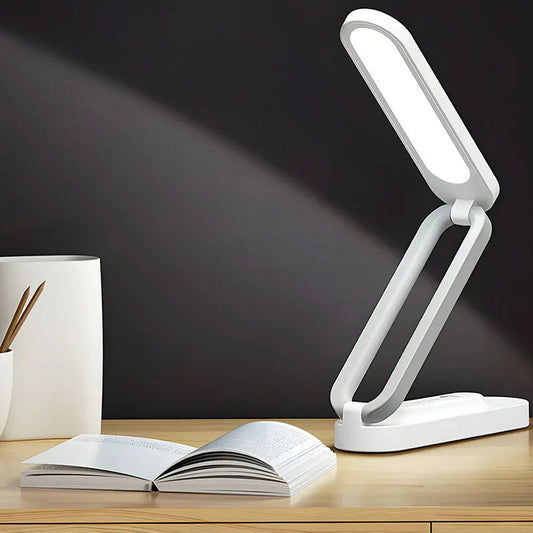 Elegante Verstelbare Bureaulamp LED met Aanraakdemping – Draadloos Zwart Bureau Lamp 0