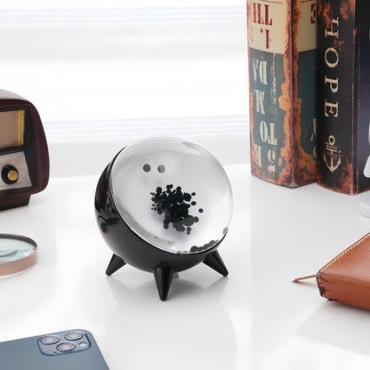 Ferrofluid Speaker Display met Bluetooth en Hypnotische Visuele Effecten Zwart