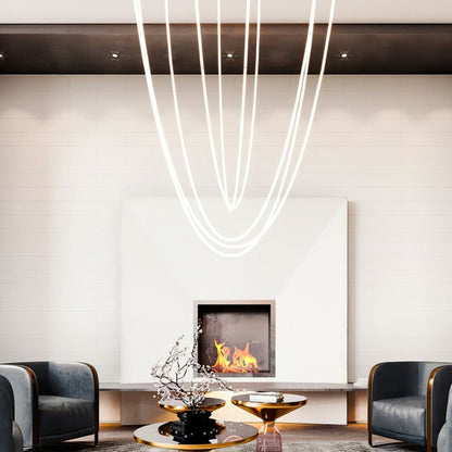 Flexibele Dimbare Hanglamp Zwart voor Eettafel – LED Woonkamer Lamp met Aangepaste Lengte 2