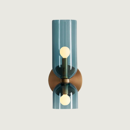 Glazen Wandlamp met Elegante Afwerking voor Slaapkamer en Woonkamer 0