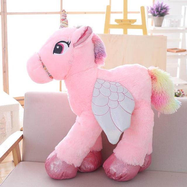 Zacht Pluche Eenhoorn Knuffel Roze
