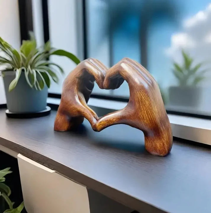 Handgemaakt Hart Ornament voor Interieurdecoratie als Symbool van Liefde