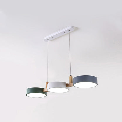 Hanglamp Eettafel met Cilindervorm en Houten Accenten voor Woonkamer 8