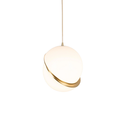Bol Hanglamp met Gouden Accenten – Moderne Woonkamer Lamp Ø40cm