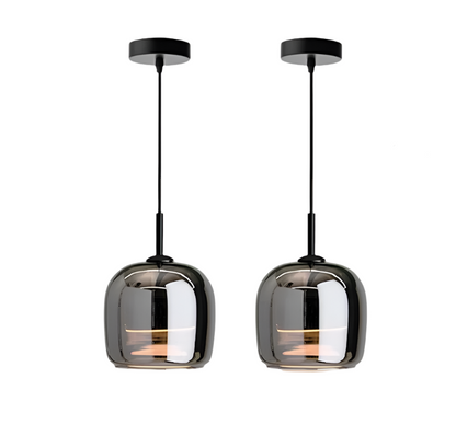 Hanglamp Zwart van Glas voor Eettafel – Elegante Woonkamer Lamp met Moderne Stijl 10