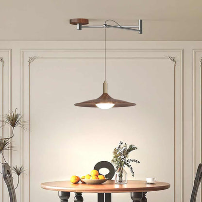 Hanglamp met Verstelbare Zwenkarm en Dimbare LED voor Eettafel en Slaapkamer 1