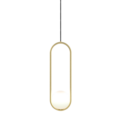 Hanglamp van Gebogen Messing voor Woonkamer en Eetkamer – Elegante Industriele Hanglamp 9