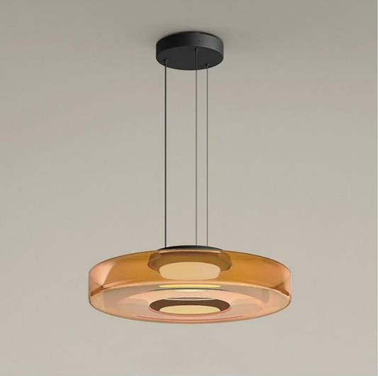 Hanglamp van Glas in Bauhaus Stijl voor Woonkamer, Eettafel en Slaapkamer – Elegante Hanglamp 0