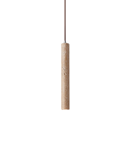 Hanglamp van Travertijn voor Eettafel en Woonkamer – Tijdloos Japandi Design 0