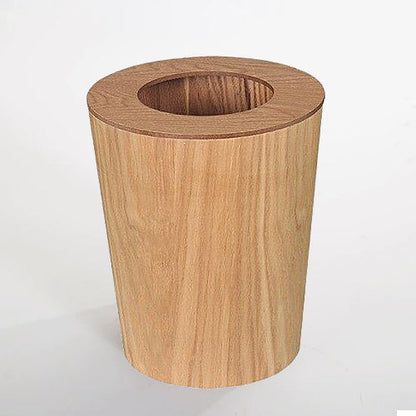 Houten Vezelafvalbak met Deksel – 9 Liter Capaciteit in Eiken of Walnoot 4