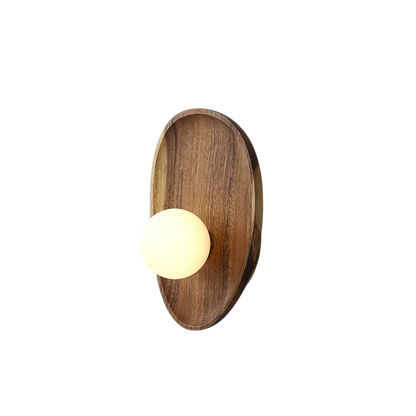 Houten Wandlamp met LED Verlichting – Scandinavisch Minimalistisch Design voor Binnen 0
