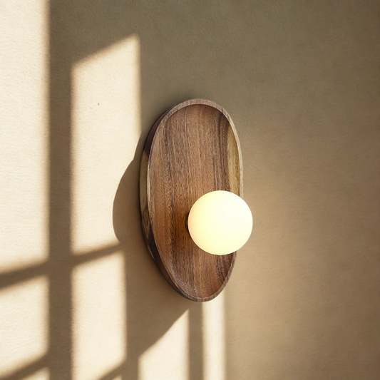 Houten Wandlamp met LED Verlichting – Scandinavisch Minimalistisch Design voor Binnen 3