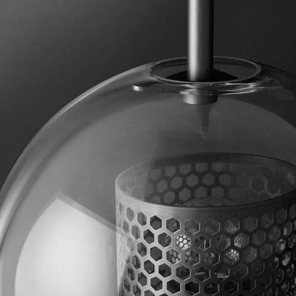 Industriële Geometrische Wandlamp van Glas en Metaal met LED Verlichting voor Binnengebruik 5