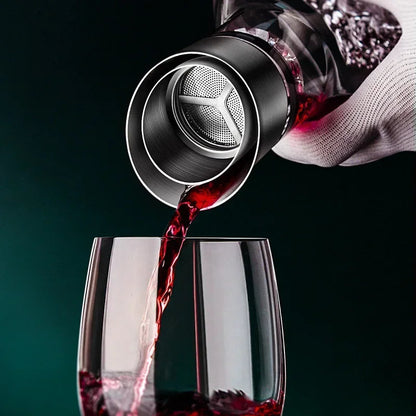 Kristallen Wijnkaraf met IJsbergontwerp en 1500 ml Capaciteit 2