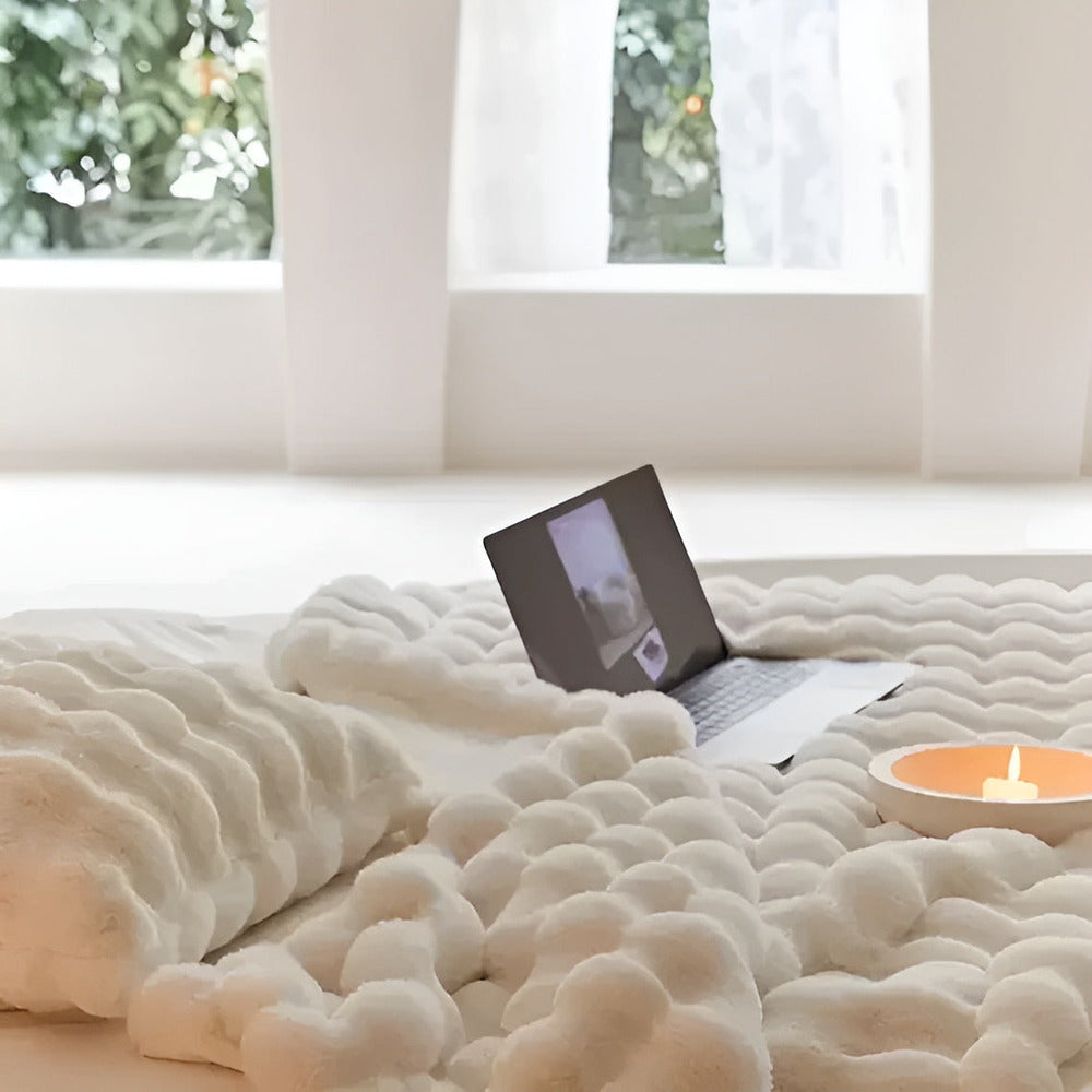 Luxe Fleece Deken 100x160cm – Fluffy Fleece Deken voor Comfort en Warmte Binnen en Buiten 8
