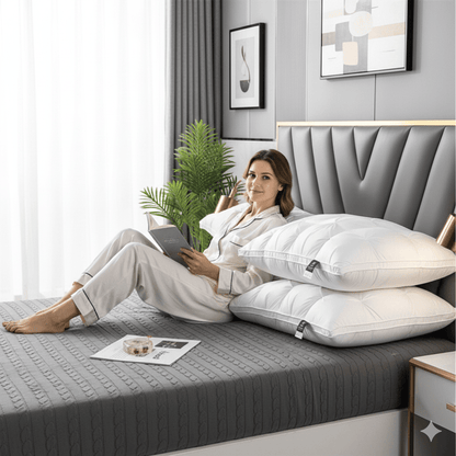 Luxe Ganzendons Hoofdkussen voor Ultiem Slaapcomfort en Nekondersteuning 1
