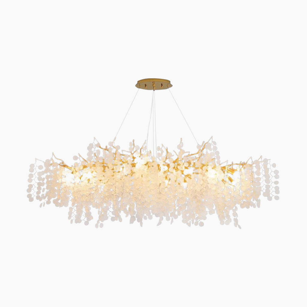Luxe Gouden Kroonluchter met Kristallen Takken – Moderne Kroonluchter voor Woonkamer en Eetkamer 7