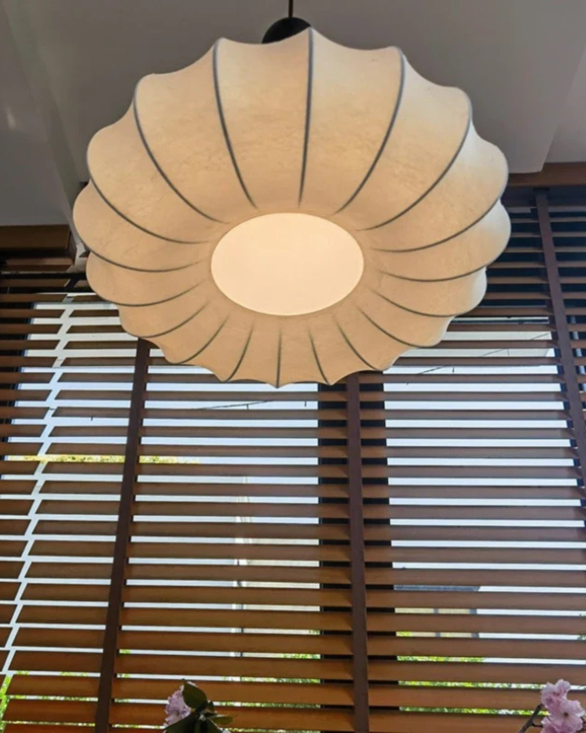 Hanglamp met Zijde-Lining en LED Verlichting voor Woonkamer en Eetkamer