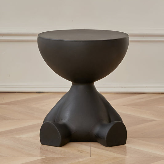 Luxe Ronde Salontafel – Elegante Bijzettafel voor Woonkamer en Stoel 0